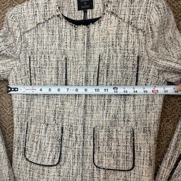 Marissa Webb Barney’s New York Tweed Snap Button Blazer Jacket Women’s 8 Career - Picture 5 of 15